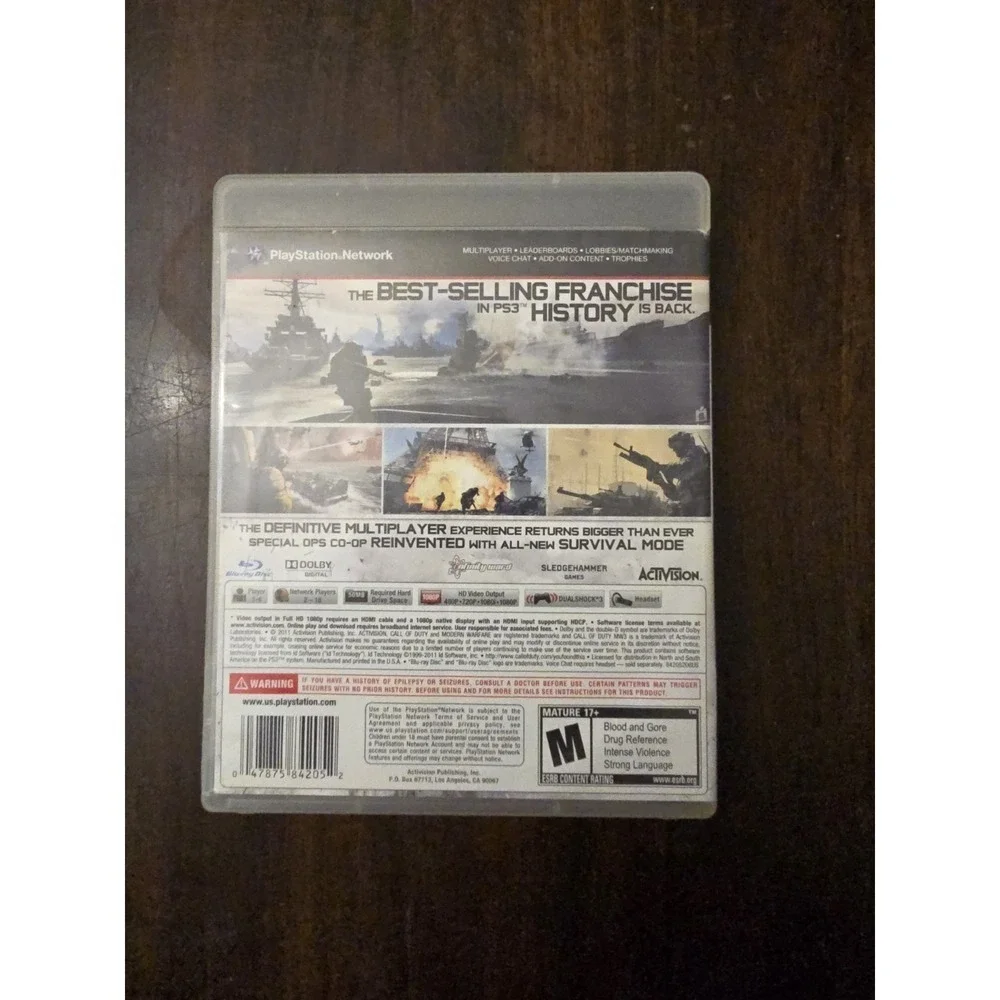 Playstation 3 (PS3) Game - Call Of Duty: MW3 (Modern Warfare 3)
